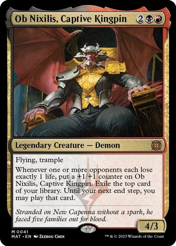 Nixilis captive kingpin - ob,